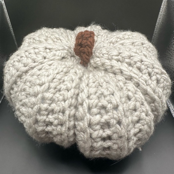 Other - Large Crochet Pumpkin